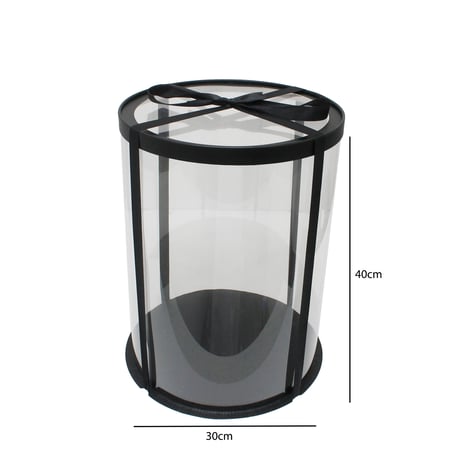 علب تورته شفافة دائرية