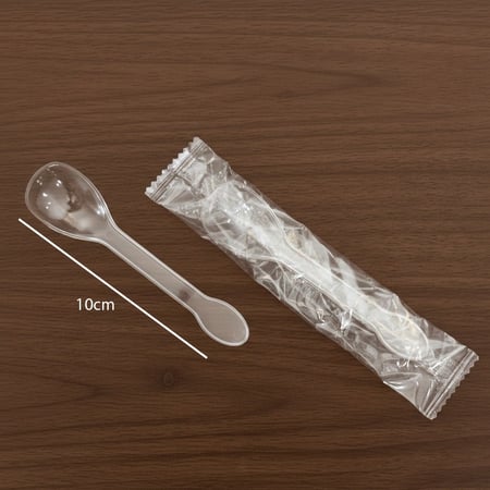 ملاعق حلى بلاستيك مغلفة
