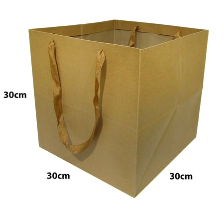 أكياس ورقية لون كرتوني