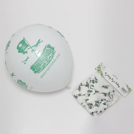 بالونات اليوم الوطني السعودي بطبعات مميزة