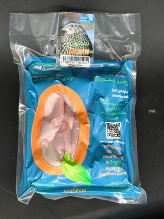 سمان قوت الطبيعة مجمد بوزن 600 جم 6 طيور جاهز للطهي