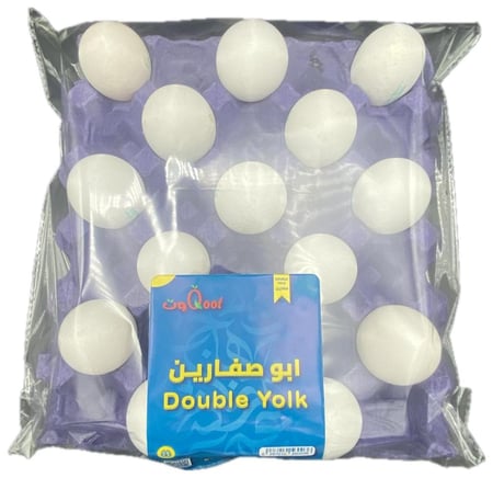 طبق بيض أبو صفارين 15حبة