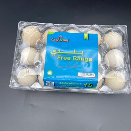 بيض بلدي 15 حبة