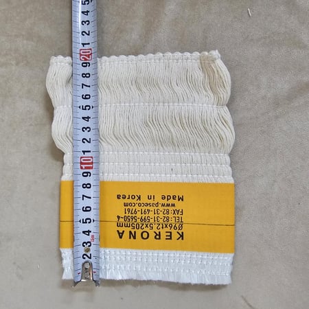 فتيلة دفاية قاز  اصلي وسط كوري 3300   Q96×t2. 5×205MM مقاسة الطول 20سم العرض 15سم