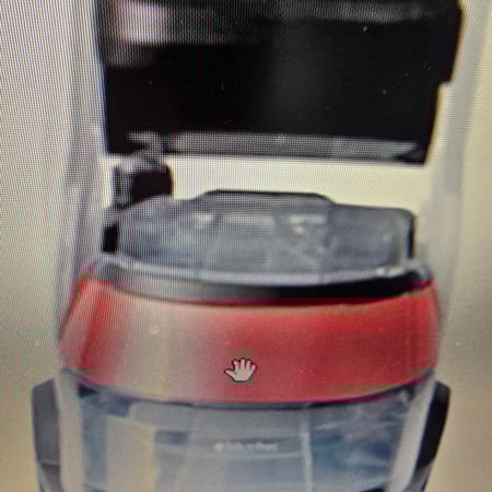 غطاء خزان مكنسة باور واش بريمير لونة أحمر أوروبي BISSELL PowerWash Premier لموديل 1456E