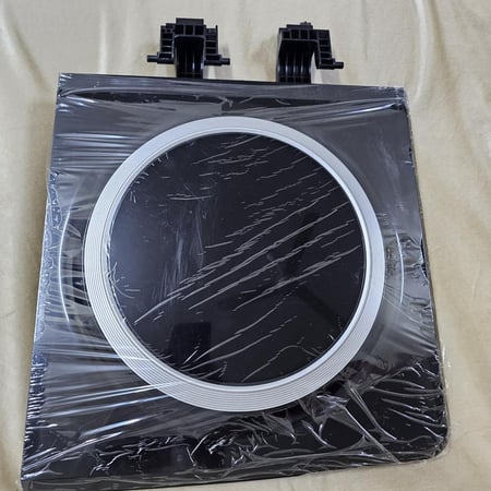 غطاء نشافة لغسالة باناسونيك حوضين  18كيلو رمادي موديل NA-W18XG1BSA ( العرض 43سم والطول 44.5سم