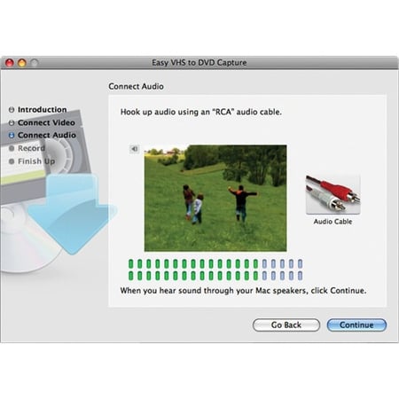 محول أشرطة الفيديو القديمة لأجهزة الماك. Roxio Easy VHS to DVD for Mac