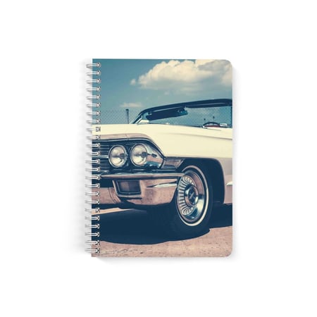 دفتر  سلك A5 ورق مسطر 60  ورقة