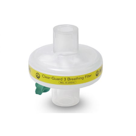 فلتر بكتيري للتنفس AB Filter Clear-Guard 3 breathing filter with luer port