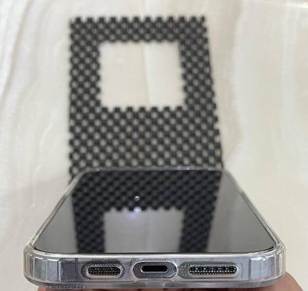 بكج حماية مقاوم لصدمات 1*9 iPhone15 Pro Max