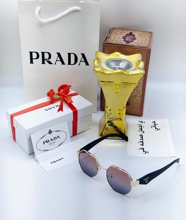 نظارات شمسية نسائية برادا | مع مبخرة هدية وملحقات كاملة