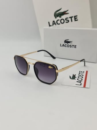 نظارات لاكوست رجالية أصلية 2025 - الدرجة الأولى مع ملحقات