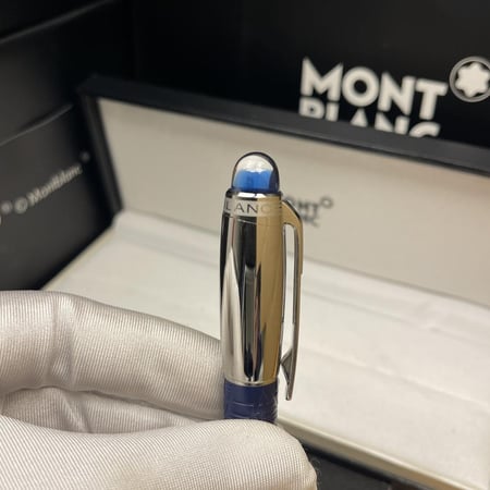 قلم مونت بلانك ستار ووكر سبيس بلو غطاء