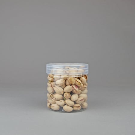 برطمان - شفاف - بلاستيك -برطمانات - جملة- تخزين -بهارات - علب -اسطواني