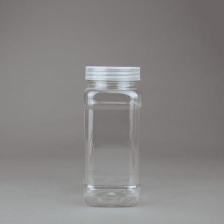 برطمان - شفاف - بلاستيك - برطمانات - جملة - تخزين - بهارات - علب -مربع