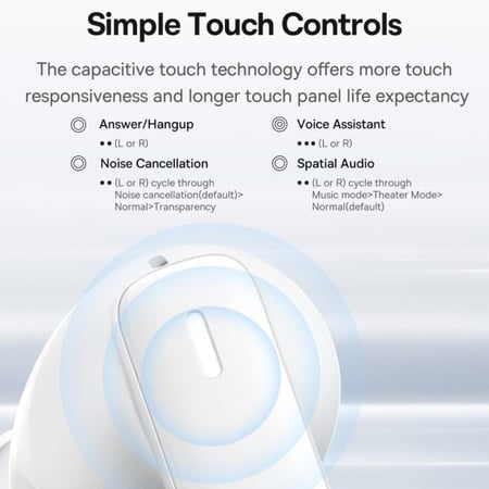 بيسوس -  بيو اى 20 - سماعة لاسلكية - متعدد الألوان