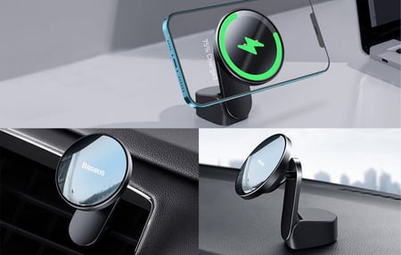 بسوس - قاعدة جوال بنظام الشحن الاسلكي MagSaif 15w