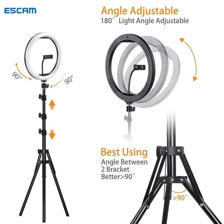 اضائة دائرية الوان متعددة وتحكم بمستوى الاضائة مقاس 30