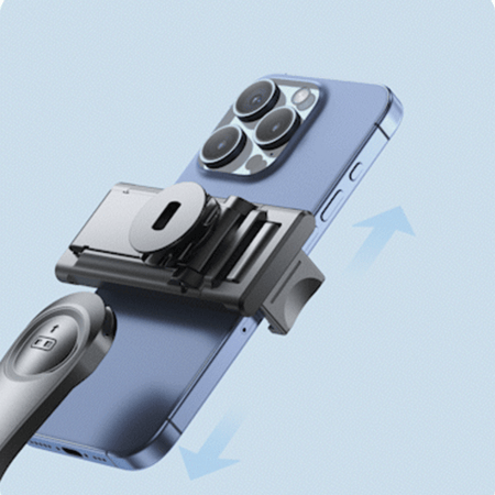 رتاكو - Q10R ستاند تصوير وسلفي ميني لون أسود