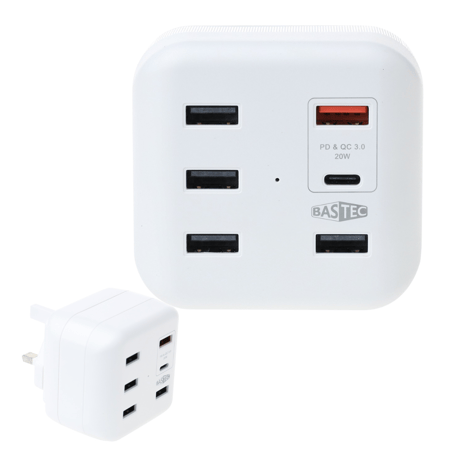 فيش جداري -راس شاحن