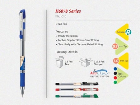 10قلم أزرق جاف + 2 قلم رصاص ضغاط لون اخضر وبنفسجي  هوزر المانيا