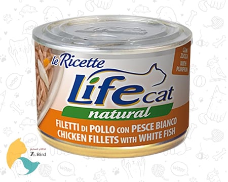 الطعام الرطب للقطط من لايف كات Life Cat