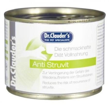 دكتور كلاودر طعام رطب بيطري للقطط البالغة لعلاج حصوات الجهاز البولي200 جرام