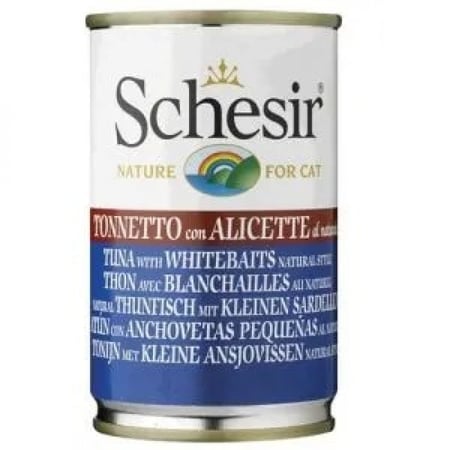 شيزر معلبات قطط تونا مع سمك الابيض 140 جرام