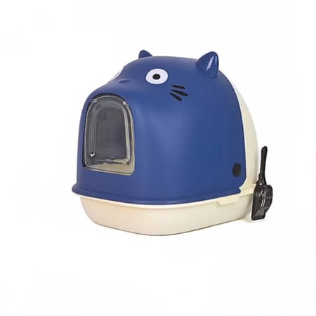 بيت ليتر بوكس مغلق شكل راس قط متعدد الالوان