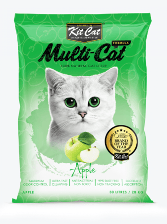 رمل من كت كات برائحة التفاح 20 كغ