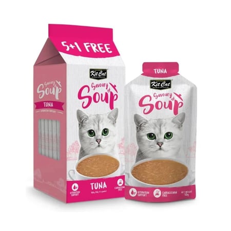اظرف كت كات شوربة بالتونا للقطط البالغة 50x6 مل