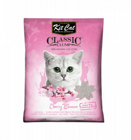 رمل من كت كات للقطط برائحة زهور الكرز 10لتر