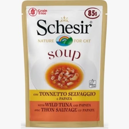 اظرف شيزر شوربة تونا بري صغير مع بابايا 85 غ