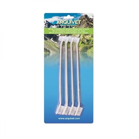 مجموعة فرشاة لاسنان ،القطط والكلاب الصغيرة .قطع 4،