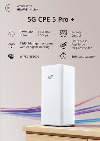 راوتر هواوي 5 برو بلس - 5G CPE 5 PRO PLUS