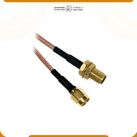 وصلتين نوع : SMA-Male to SMA-Female