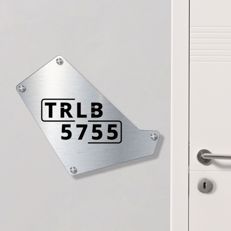 لوحة العنوان الوطني - خريطة المملكة