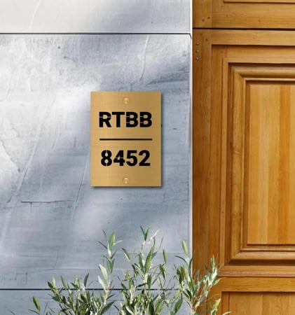 لوحة العنوان الوطني