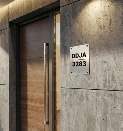 لوحة العنوان الوطني