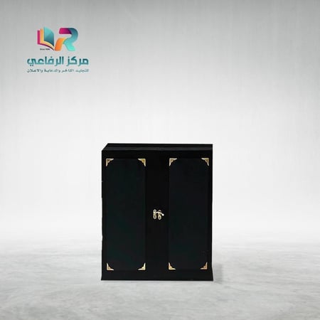 درع اكريليك بقاعدة ذهبية