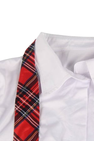 زي كوسبلاي طالبة جامعية مثير لون كلاسيكي