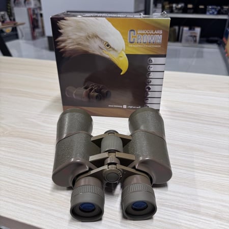 دربيل التاج الأصلي الياباني 7×50 CROWN – قوة رؤية بعيدة وأداء بصري احتراف