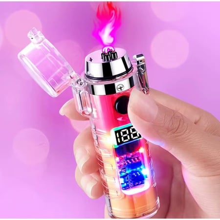 كشاف مع ولاعة احترافي شحن