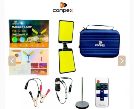 سنارة شريحتين مع ريموت تحكم- ضوء ابيض - اصفر