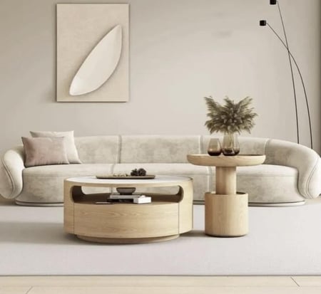 طقم طاولة رئيسية خشبي