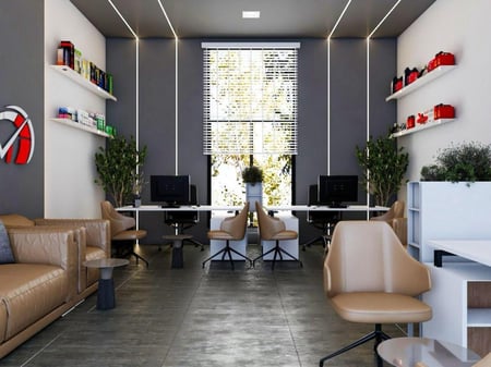 تصميم مكتب مساحة 4*6