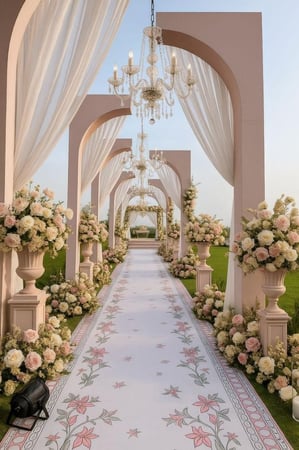 ممر أقواس خشبية