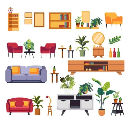 تفصيل أثاث مودرن حسب طلبك