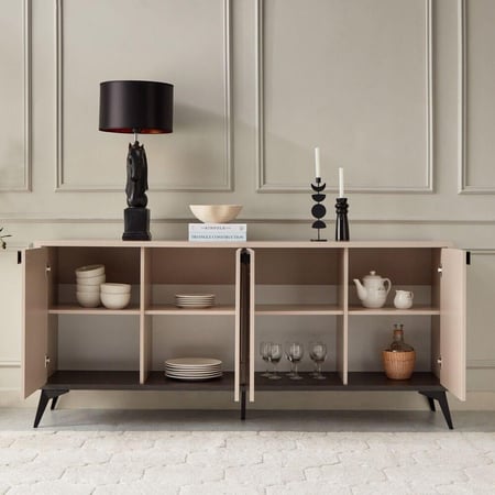 بوفيه “مودا” – تصميم عصري بأربعة أبواب