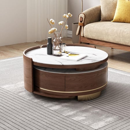 طاولة قهوة مستديرة